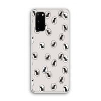 Miauw: Samsung Galaxy S20 Transparant Hoesje