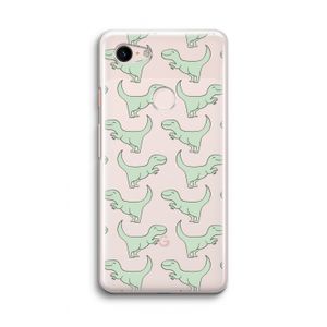 Dinos: Google Pixel 3 Transparant Hoesje