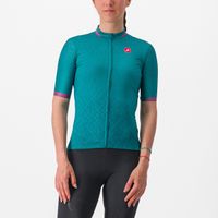 Castelli Pezzi fietsshirt korte mouw groen dames L - thumbnail