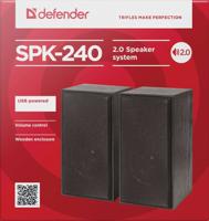 Defender SPK-240 luidspreker Zwart Bedraad 6 W