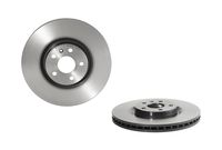 Remschijf COATED DISC LINE BREMBO, Remschijftype: Binnen geventileerd, u.a. für Volvo