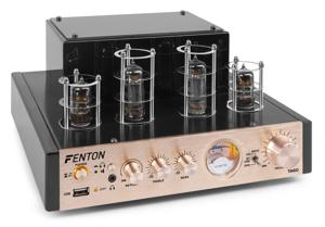 Fenton TA60 versterker met buizen, Bluetooth en mp3 speler
