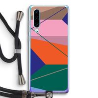 Gestalte 1: Huawei P30 Transparant Hoesje met koord