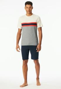 Schiesser Schiesser Pyjama Short light red 182607 54/XL