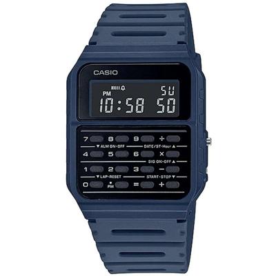 Horloge Uniseks Casio CALCULATOR Blauw Zwart (Ø 35 mm)