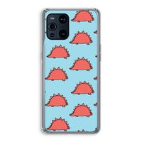 Dinosawrr: Oppo Find X3 Transparant Hoesje