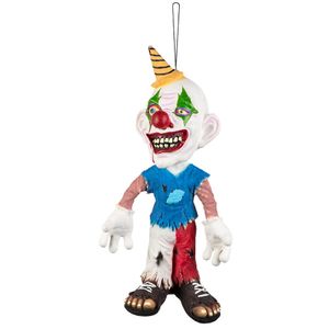 Hangend horror clown poppetje 44 cm   -