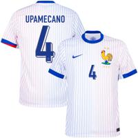 Frankrijk Shirt Uit 2024-2025 + Upamecano 4
