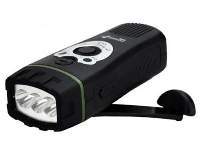 POWERplus Radio en zaklamp - opwindbaar wolf