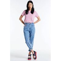 Tommy Jeans Pop Color Hybrid Sandal plateau sandalen wit/blauw - thumbnail