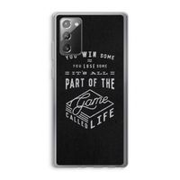 Life: Samsung Galaxy Note 20 / Note 20 5G Transparant Hoesje