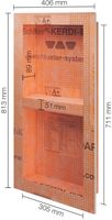 Schluter Kerdi-Board-N Inbouwnis met schap 30,5x71,1cm betegelbaar