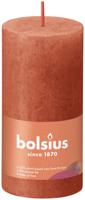 Bolsius Shine Collection Rustiek Stompkaars 100/50 Earthy Orange- Aards Oranje