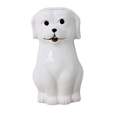 Waterverdamper - hond - wit - kinderkamer - 17 cm - luchtbevochtiger