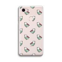 Vogeltjes: Google Pixel 3 Transparant Hoesje