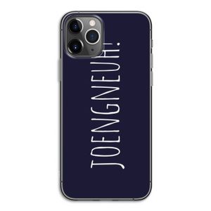 Joengneuh!: iPhone 11 Pro Transparant Hoesje