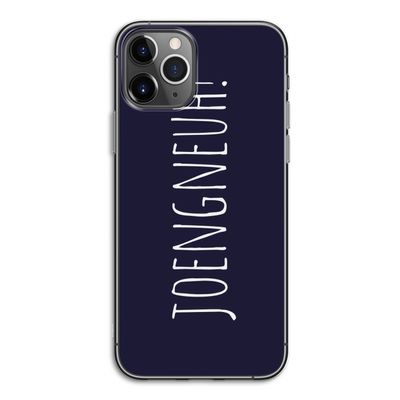 Joengneuh!: iPhone 11 Pro Transparant Hoesje