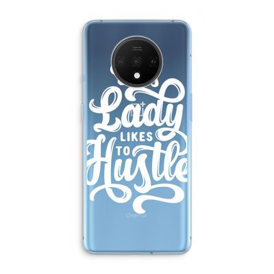 Hustle Lady: OnePlus 7T Transparant Hoesje