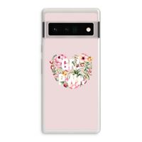 GRL PWR Flower: Google Pixel 6 Pro Transparant Hoesje