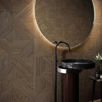 Wandtegel Colorker Tangram 31.6x100 cm Mat Walnut Colorker