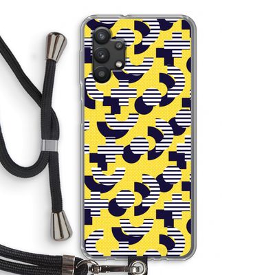 8-bit N°3: Samsung Galaxy A32 5G Transparant Hoesje met koord