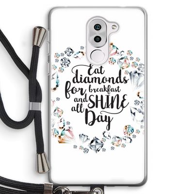 Diamonds: Honor 6X Transparant Hoesje met koord