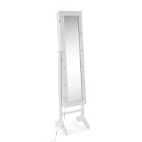 Wandspiegel Versa Wit Spiegel Hout MDF 35 x 153 x 35,2 cm Sieradenhouder