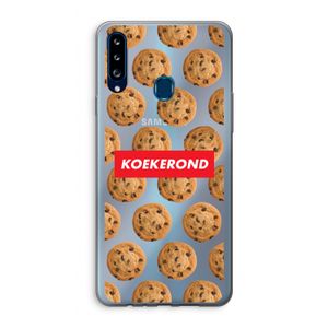 Koekerond: Samsung Galaxy A20s Transparant Hoesje