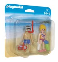 PLAYMOBIL Family Fun - DuoPack Badgasten constructiespeelgoed 9449 - thumbnail