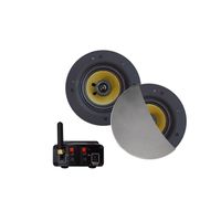 Aquasound Bluetooth Audio bluetooth audiosysteem - (50 watt / bt4.0 / auto-aux) - met samba speakerset (mat chroom) - 230v/12v bmn50easy-sc