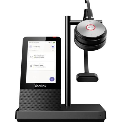 Yealink Yealink DECT Headset WH66 Mono Teams On Ear headset Zwart