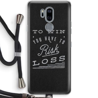 Risk loss: LG G7 Thinq Transparant Hoesje met koord