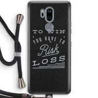 Risk loss: LG G7 Thinq Transparant Hoesje met koord