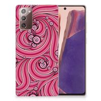 Samsung Note 20 Hoesje maken Swirl Pink