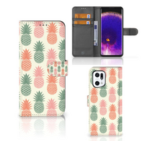 OPPO Find X5 Pro Book Cover Ananas