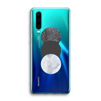 Marmeren cirkels: Huawei P30 Transparant Hoesje
