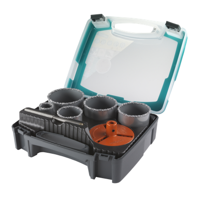 Wolfcraft Boorkop-set | 5-delig | HM | Ø33, 53, 67, 73, 83mm | 1 set - 3464000