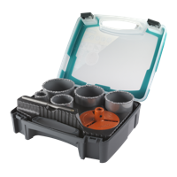 Wolfcraft Boorkop-set | 5-delig | HM | Ø33, 53, 67, 73, 83mm | 1 set - 3464000 Wolfcraft Boorkop-set | 5-delig | HM | Ø33, 53, 67, 73, 83mm | 1 set - 3464000