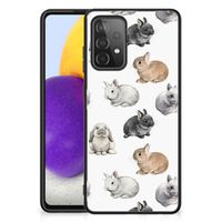 Dierenprint Telefoonhoesje voor Samsung Galaxy A72 (5G/4G) Konijntjes - thumbnail