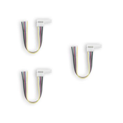 3x RGBWW aansluitstuk met kabel 15 cm soldeervrij