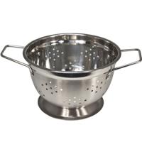 Benson keuken vergiet - rvs - 13 x 21 cm - zilver - voor groente, rijst en pasta