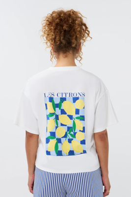 Ydence T-shirt Les Citrons blue/yellow