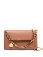 Stella McCartney Falabella logo-charm MIRUM shoulder bag - Marron