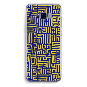 Majorelle Blue Print: Samsung Galaxy S8 Plus Transparant Hoesje
