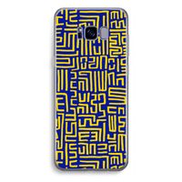 Majorelle Blue Print: Samsung Galaxy S8 Plus Transparant Hoesje