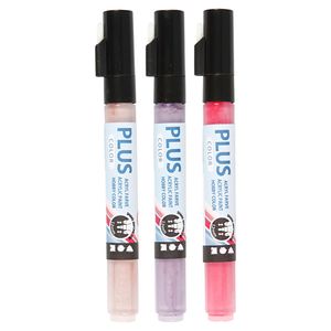 Creativ Company Plus color verfstiften - fuchsia,dusty rose,donker lila