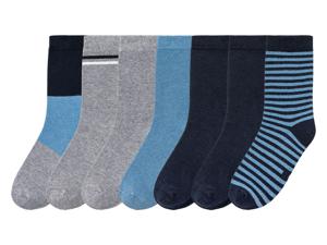 pepperts! Jongens sokken (35-38, Donkerblauw/grijs/blauw)
