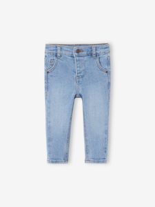 Babyjeans rechte pasvorm BASICS gebleekt denim