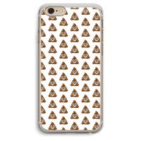 Poop emoji: iPhone 6 Plus / 6S Plus Transparant Hoesje