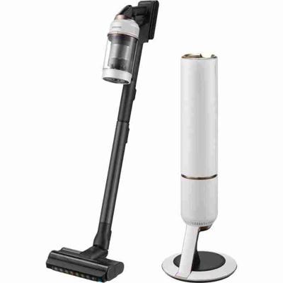 SAMSUNG Bespoke Jet Plus Pet VS20B95823W - Bezemstofzuiger + Clean Station 2.0 - 580 W - 210 AW